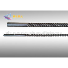 Astm b338 grau 5 tubos de titânio sem costura threaded, Ti1 Ti2